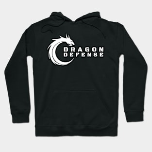 Dragon Defense White Alt | Veteran Owned Hoodie